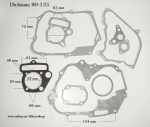 Dichtsatz 4 Takt Motoren 90-125 - E-Start unten am Motor